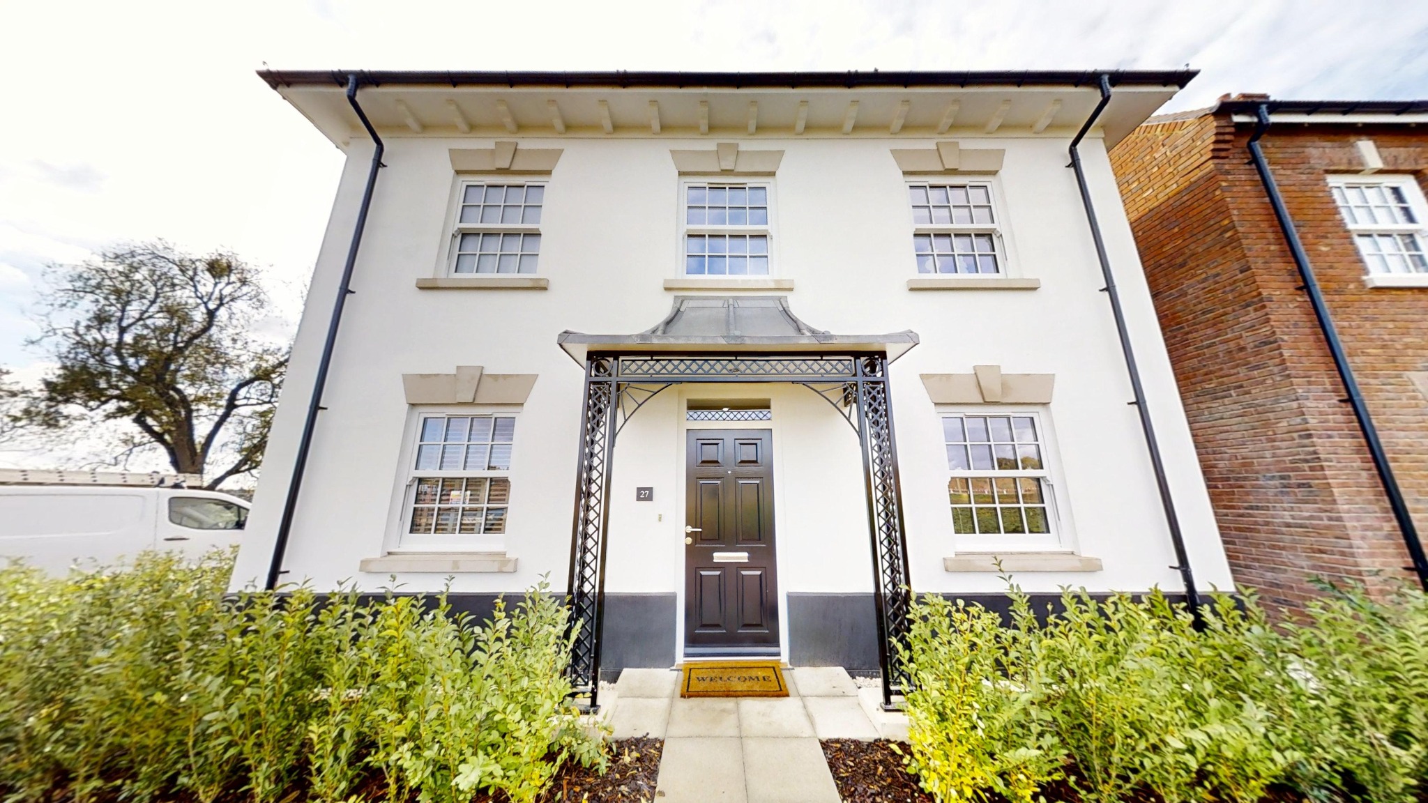 Exterior and entrance of The Lytchett Showhome